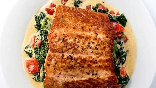 Image of GRILLED YELLOWFIN TUNA WITH LEMON AND GARLIC