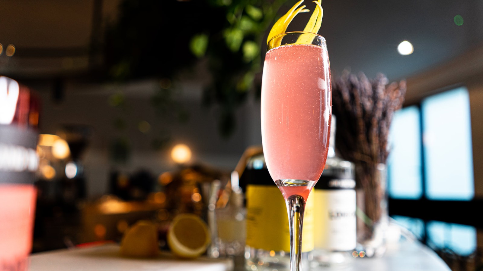 Image of Pink French 75 Cocktail