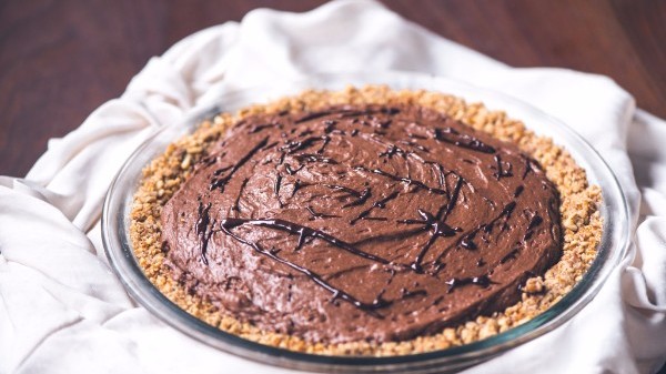 Image of No-Bake Chocolate Pretzel Pie