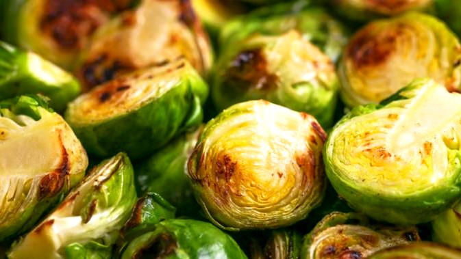 Image of Roasted Brussel Sprouts with Maple Balsamic Glaze