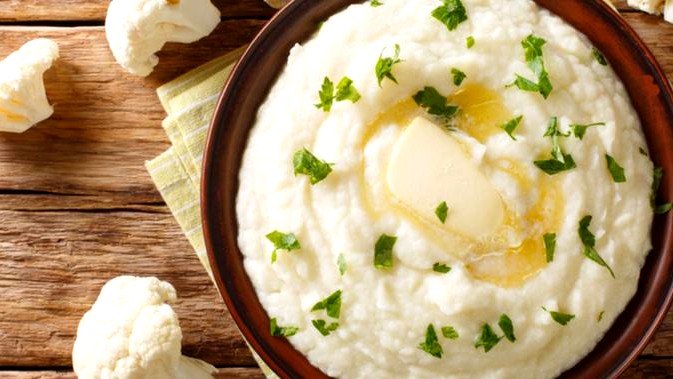 Image of Garlic Cauliflower Mashed Potatoes