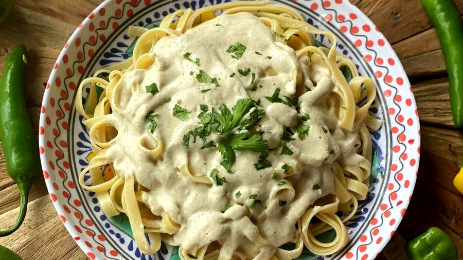 Image of Dairy Free Alfredo Fettuccine Pasta