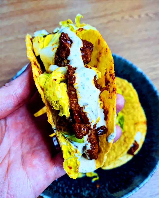 Image of Beef and Blue Cheese Tacos
