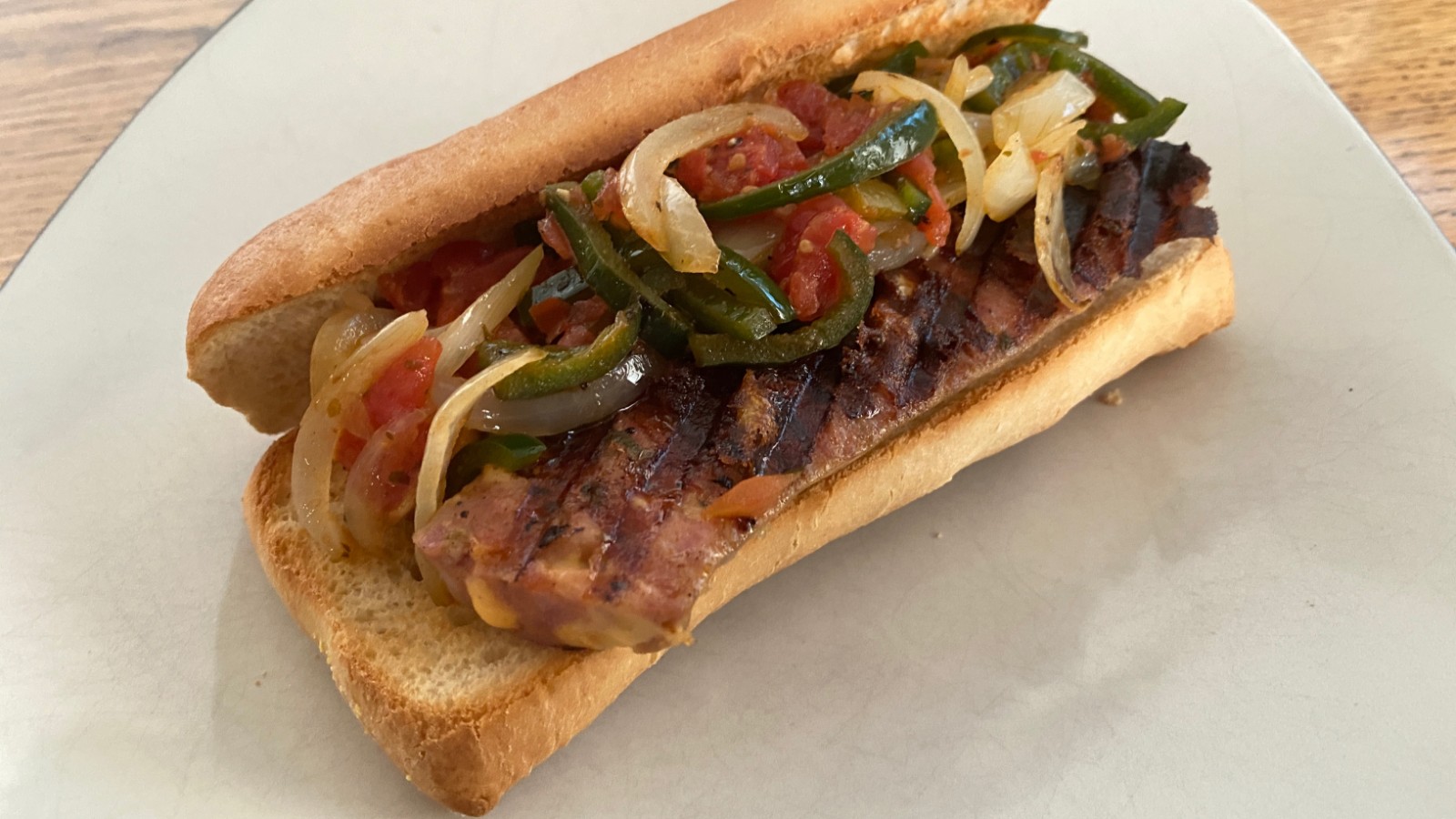 Image of Sausage and Pepper Sandwich Recipe