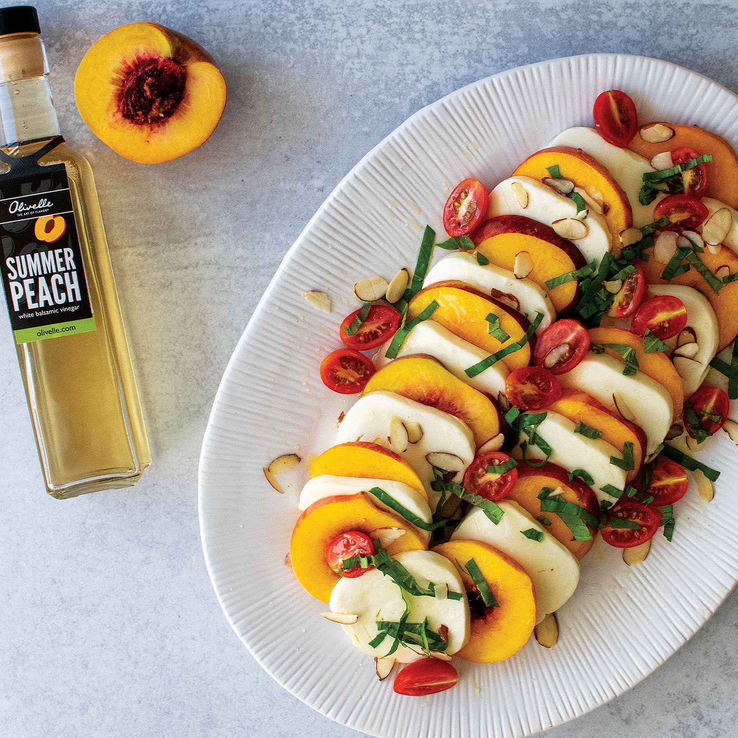 Peach Caprese Salad