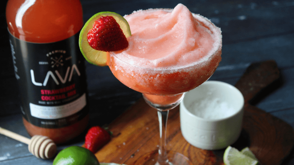 Easy Frozen Virgin Strawberry Daiquiri Recipe | Deporecipe.co