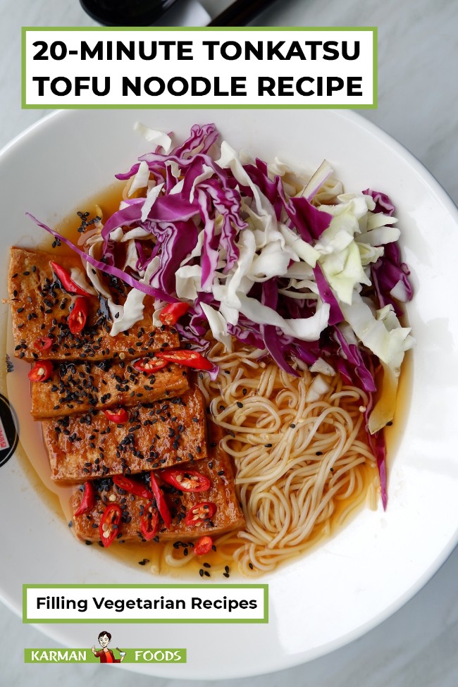 Image of 20-Minute Vegetarian Tonkatsu Tofu Noodle