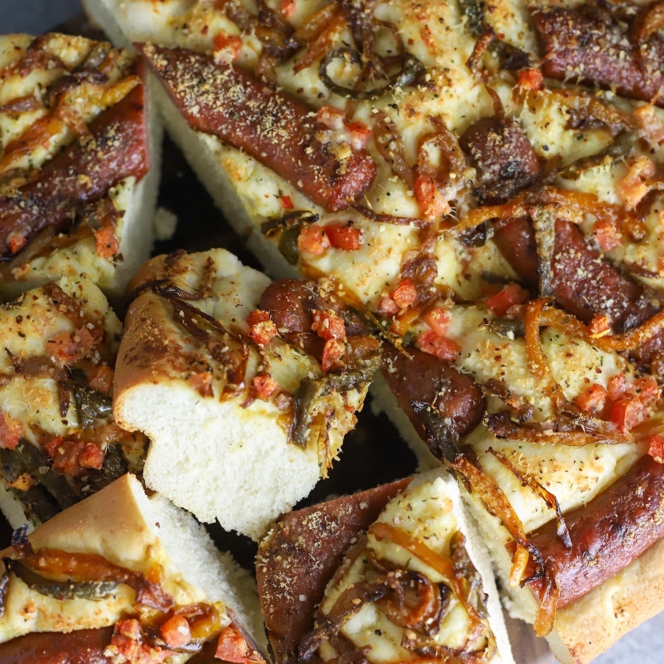 Sausage Stuffed Focaccia – PS Seasoning