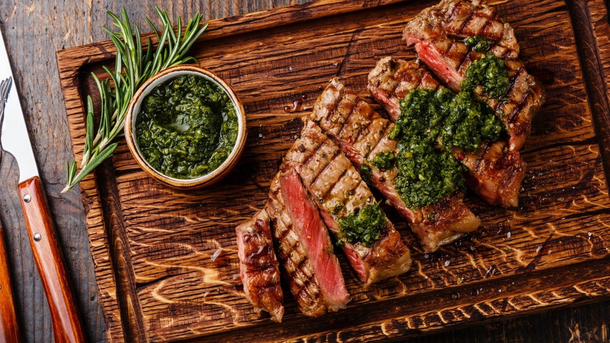 Image of Sirloin Steak with Chimichurri Sauce