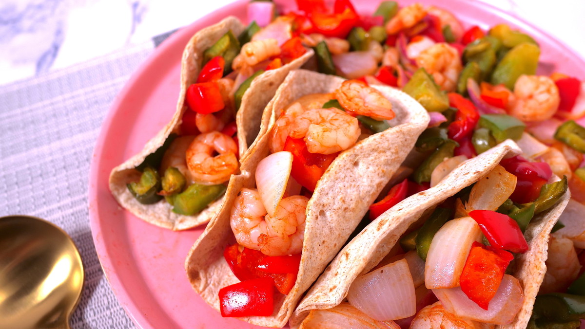 Shrimp Fajitas in Air fryer