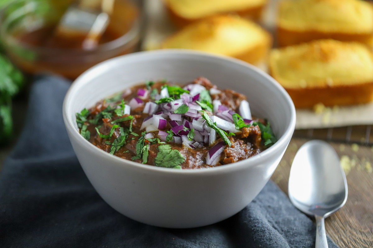 Texas Chili and Hot Honey Cornbread