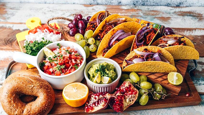 Image of Tacos with Chili Sin Carne