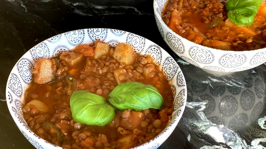 Image of Wholesome Lentil and Vegetable Soup