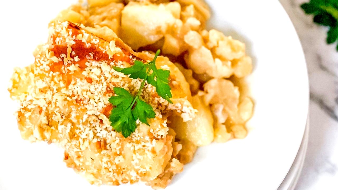 Image of Lighter Potato and Cauliflower Bake