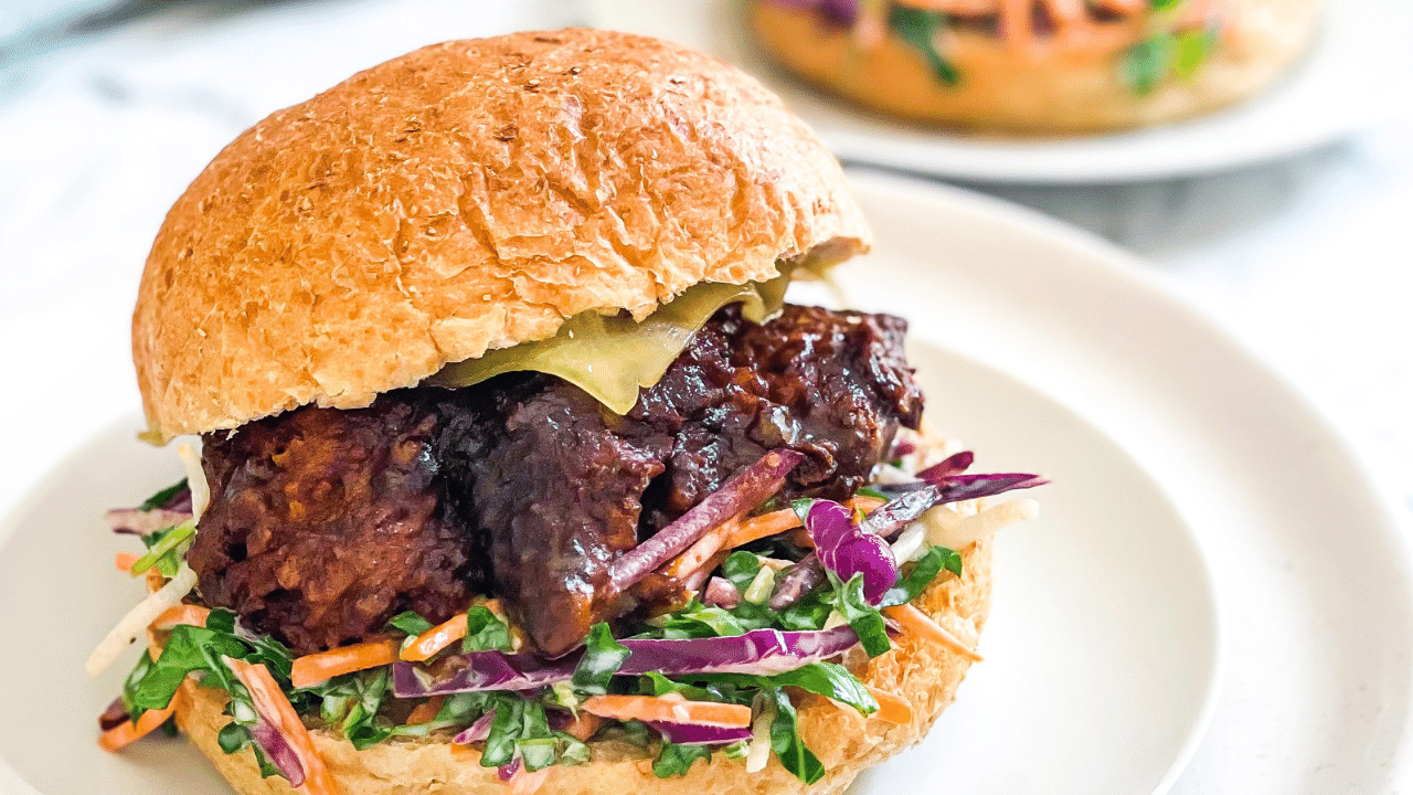 Image of Slow Cooked Beef Brisket Burger