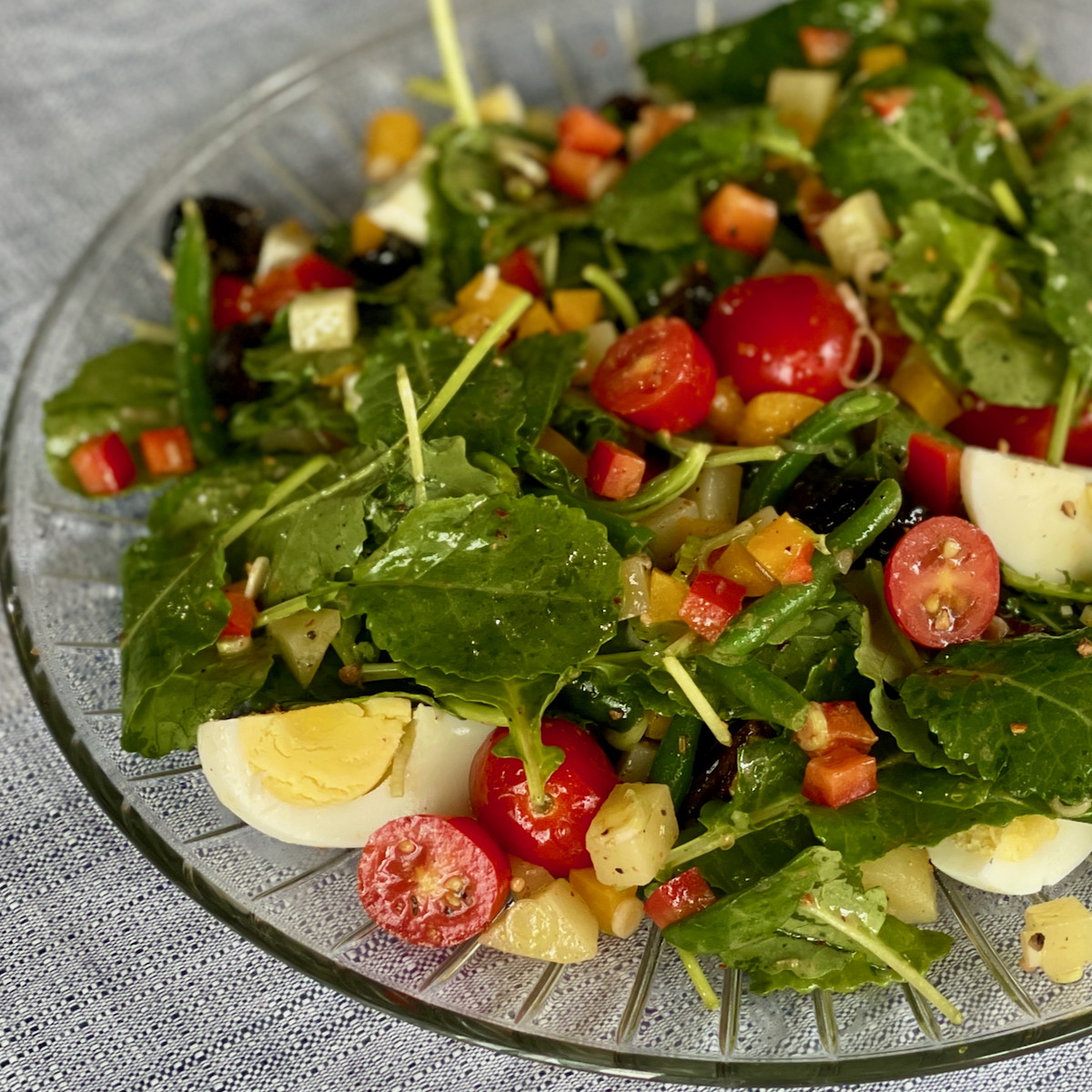 Baby Kale Salad "Nicoise Style" With Le Poivre