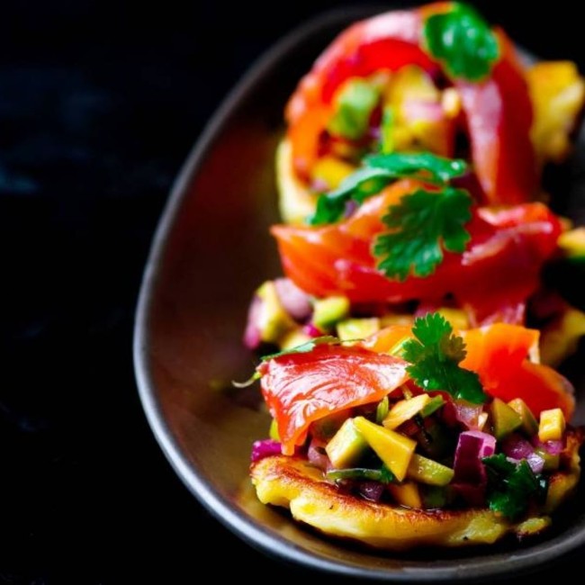 Image of Corn Cakes & Summer Salsa