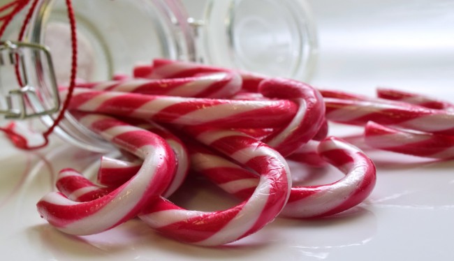Image of Candy Cane Hand Sanitizer