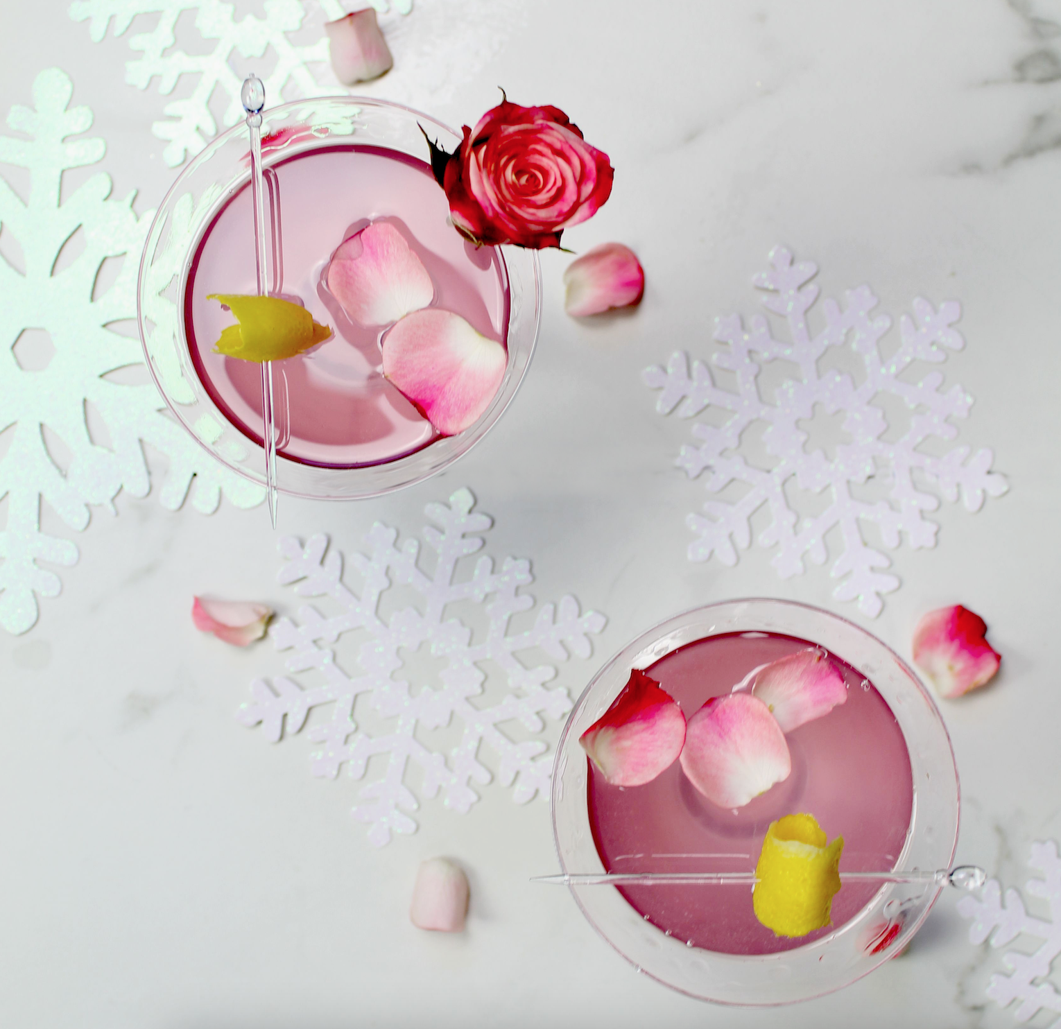 Image of Rose Lemon Drop Martini Recipe