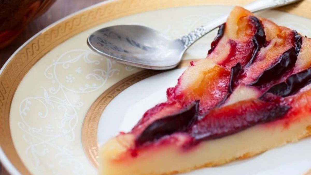 Image of Fresh Plum Almond Tart