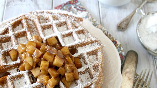 Image of Apple Cinnamon Waffles