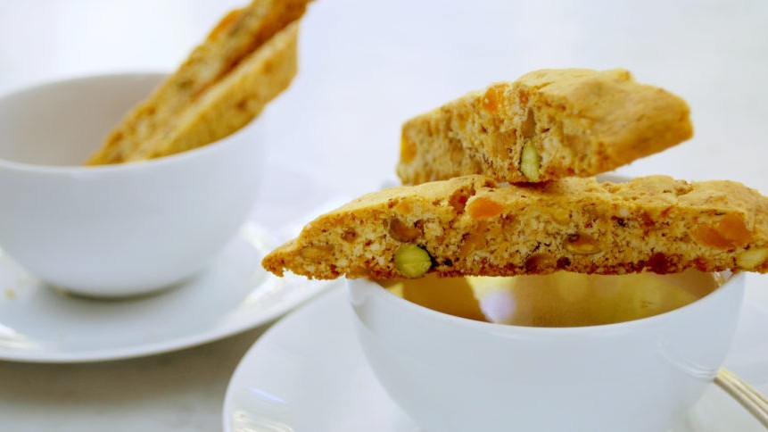 Image of Apricot Ginger Biscotti