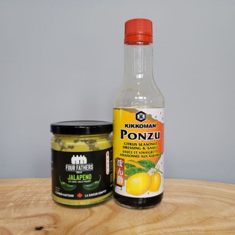 Image of mix ingredients together, and add to the snap peas. EASY!