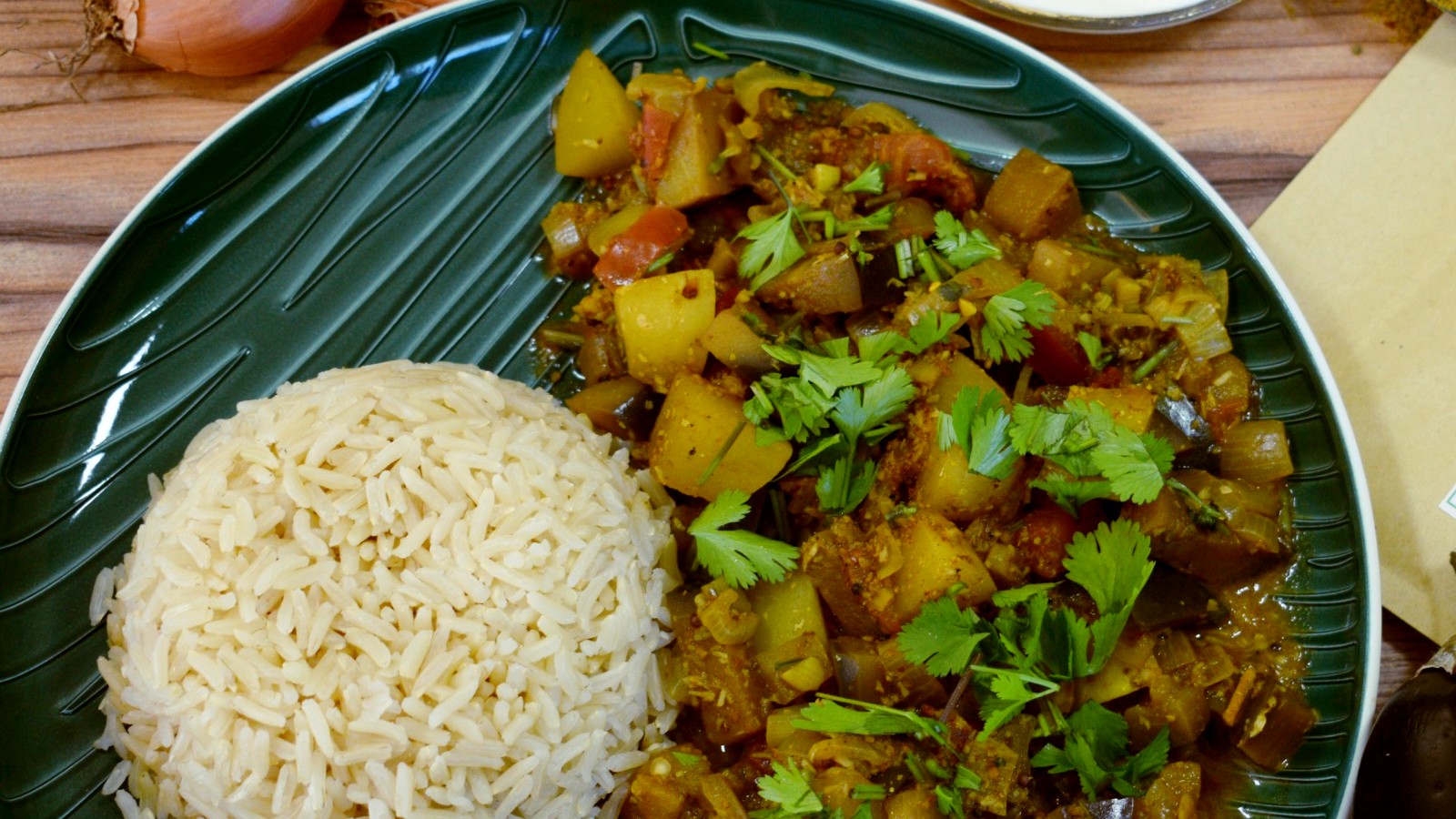 Image of ANBU Kovai Style Aubergine Curry