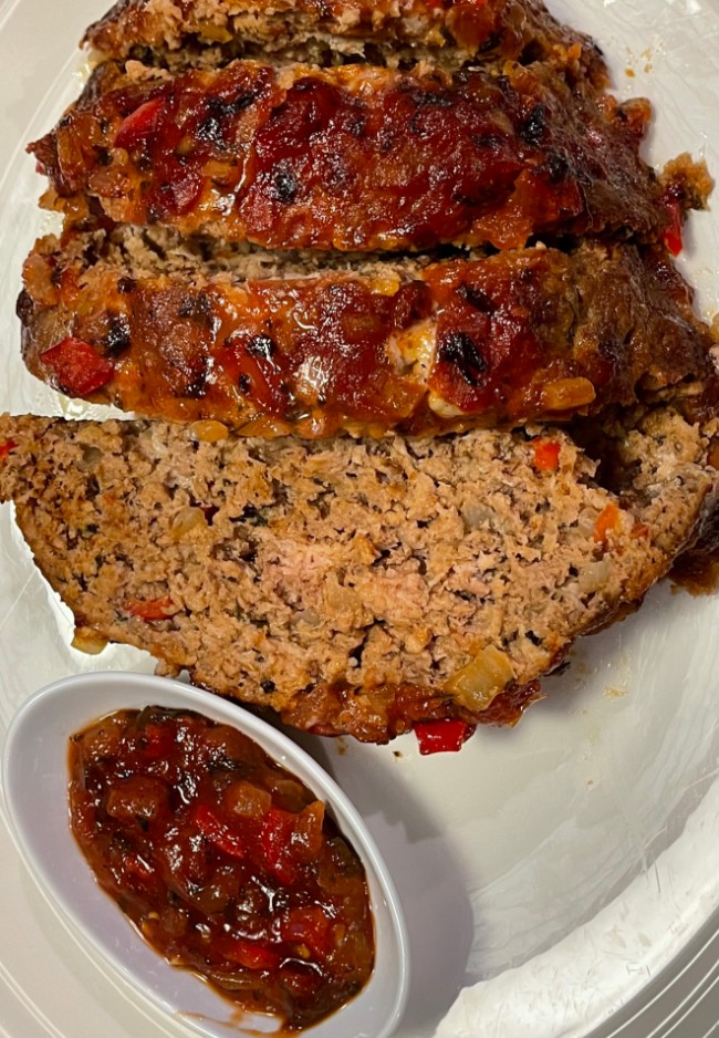 Image of Dad's Meatloaf with Tomato Relish