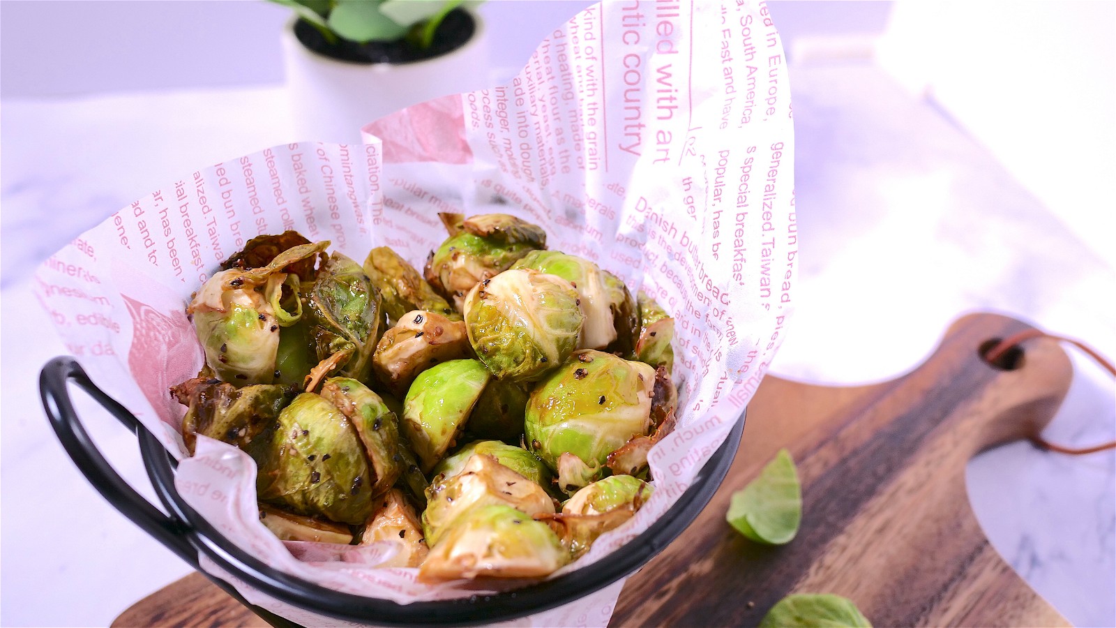 Image of Roasted Brussels Sprouts in the Air Fryer