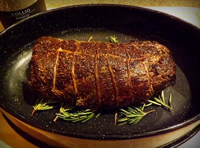 Image of Rosemary & Almond Crusted Beef Tenderloin