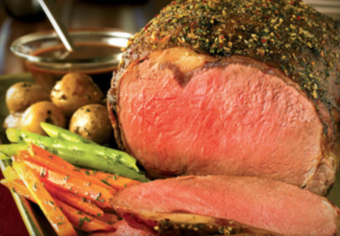 Image of Chanterelle and Tarragon Crusted Beef Tenderloin With Garlic & Chive Butter