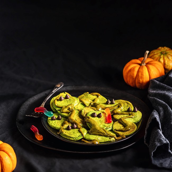 Image of Green monster pancakes