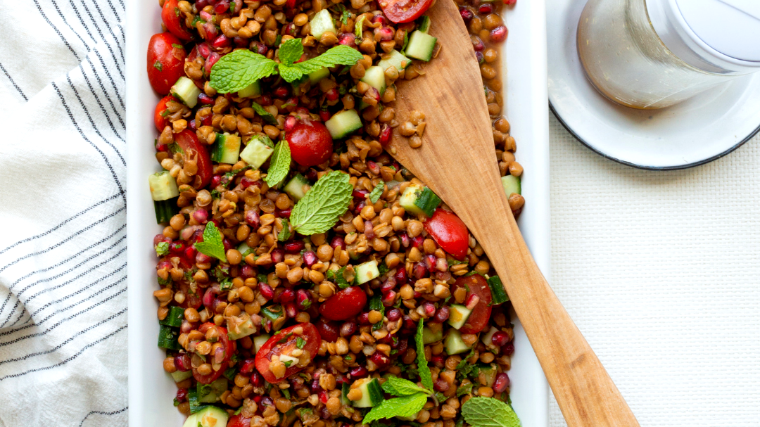 Image of Lentil Pomegranate Salad