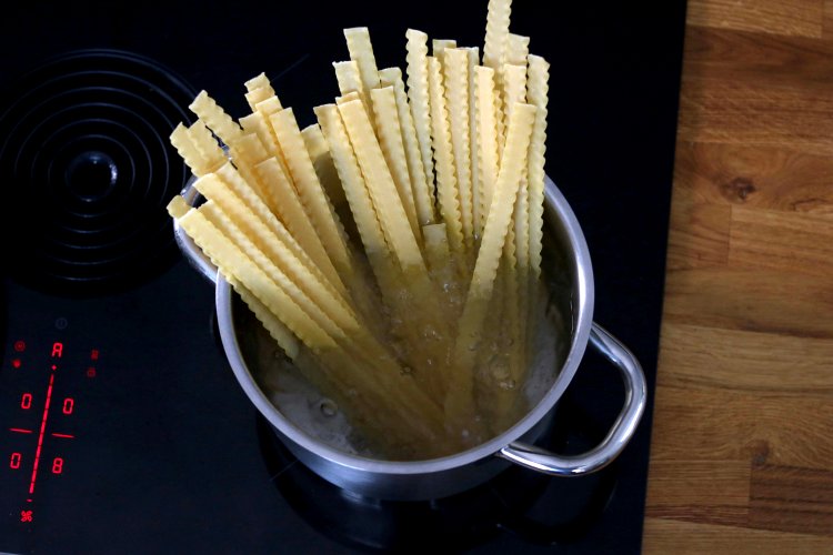 Image of Die Mafaldine nach Packungsangaben al dente kochen.