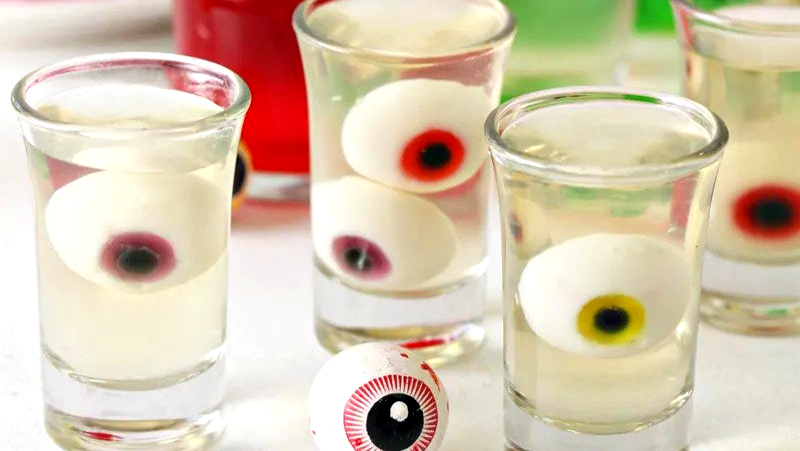 Image of Floating Eyeball Jello Shots