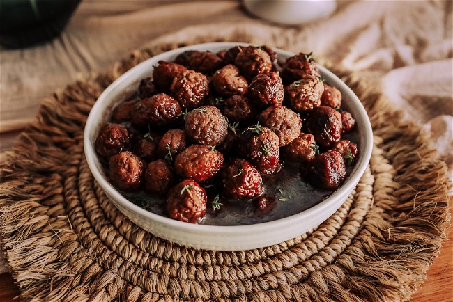 Image of Gourmet Gold Winner Slow Cooked Meatballs