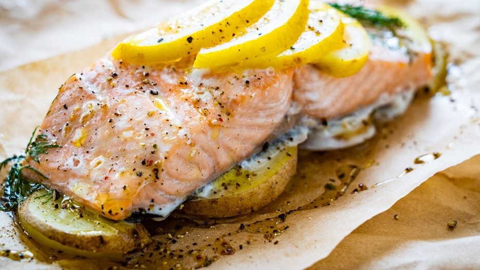 Image of Garlic Lemon Butter Salmon