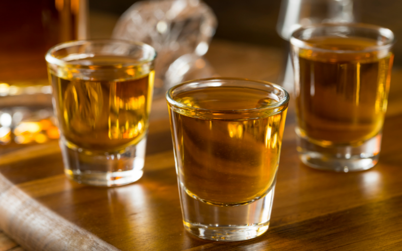 Apple Pie Bourbon Shots