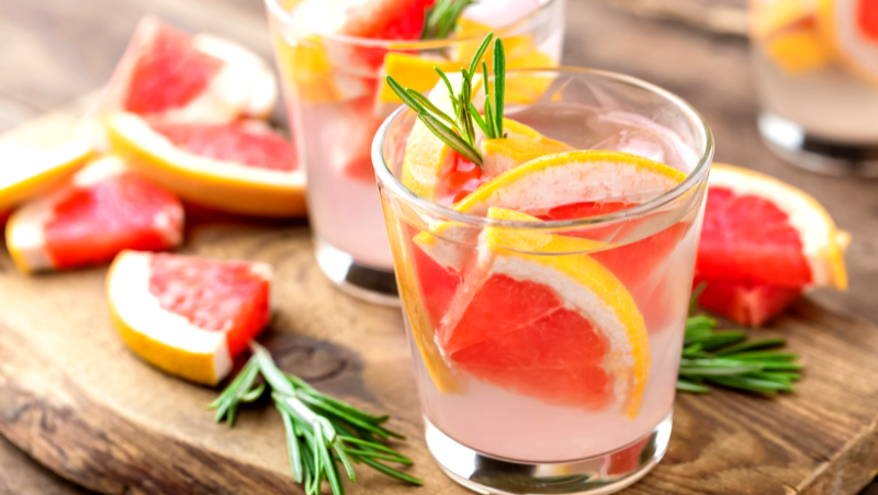 Image of Grapefruit, Honey, and Rosemary Smash