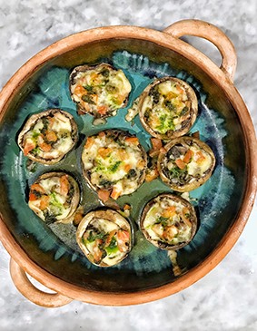 Image of Portobellos rellenos