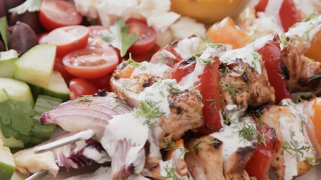 Image of Greek Chicken Kebabs 