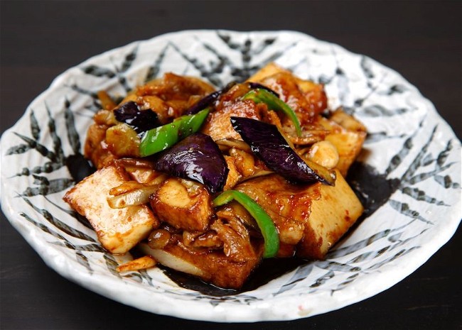 Image of Tofu and Eggplant in Sweet Garlic Sauce