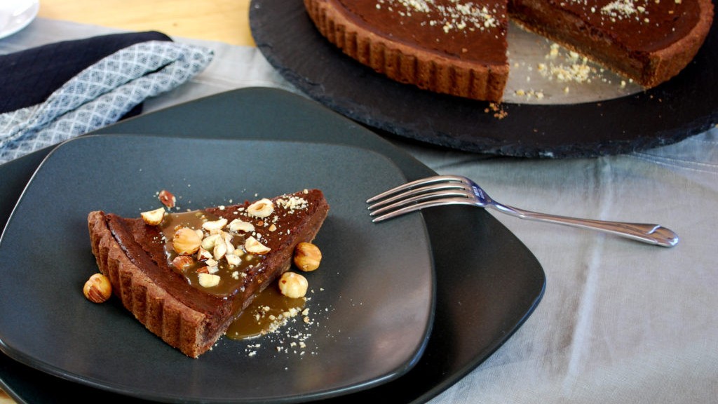 Image of Chocolate Cream Pie with Hazelnut Chocolate Crust