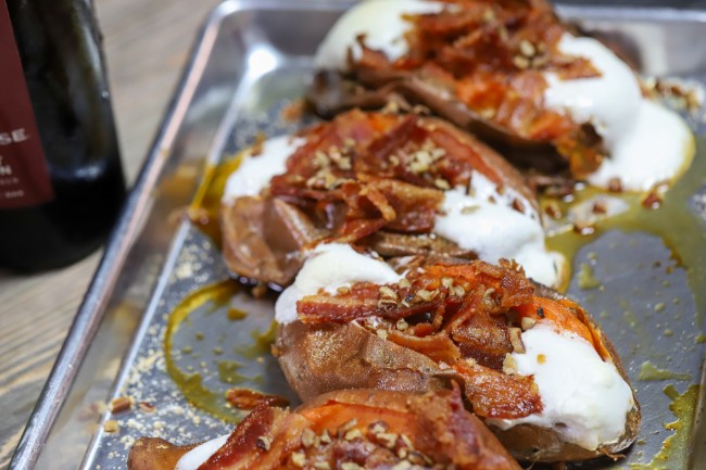 Image of Smoked & Stuffed Sweet Potatoes