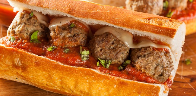 Image of Sweet, Hot & Spicy Meatball Subs