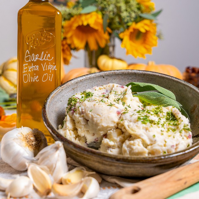Image of Vegan Garlic Mashed Potatoes