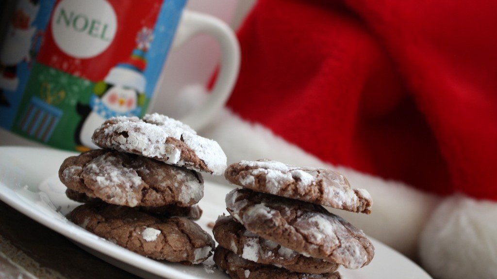 Image of Chocolate Mint Snow Top Cookies