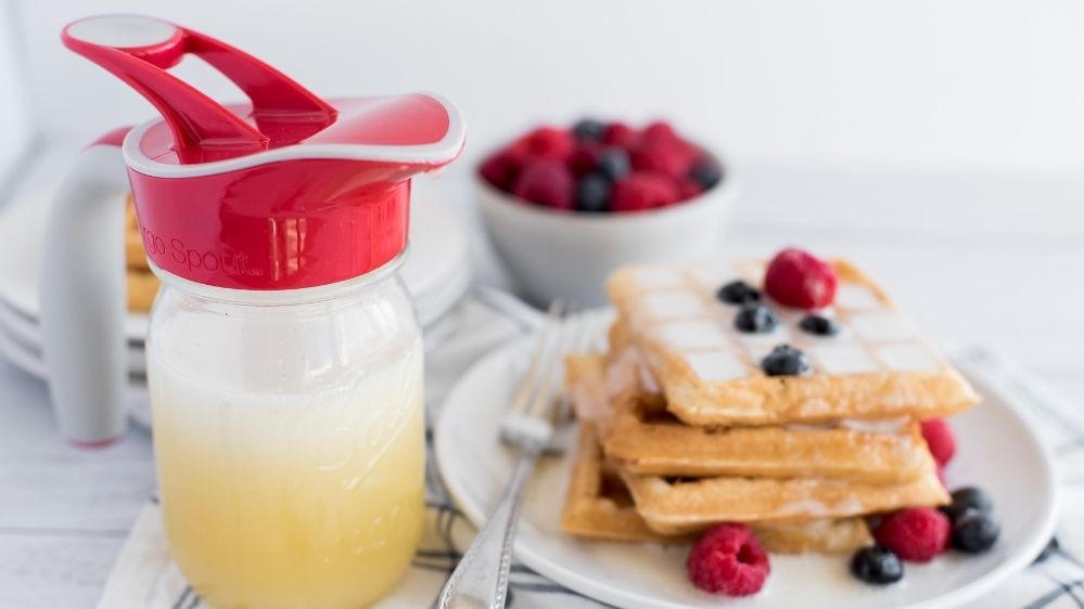 Image of Buttermilk Syrup in a Mason Jar