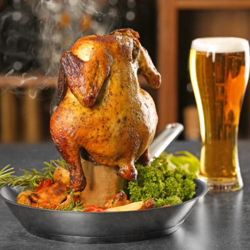 Image of Spicy Habanero Beer Can Chicken